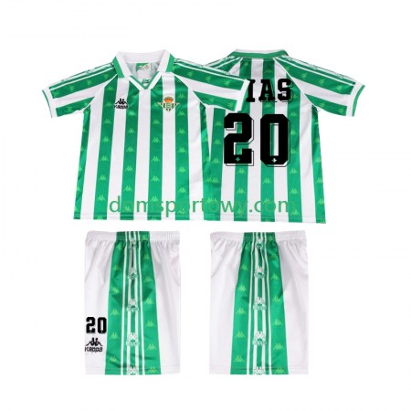 Koszulka Real Betis Tomas Olias 20 Retro Dziecięcy Domowe Koszulki Piłkarskie 1996 1997 Krótki Rękaw